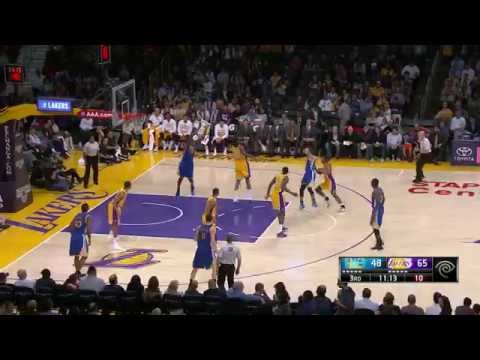 Jordan Hill Saves the Ball and Hustles Back for the Block