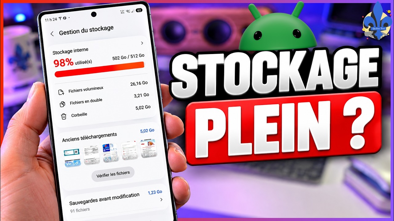 Votre téléphone Android est saturé ? Ne supprimez rien avant de voir ça !