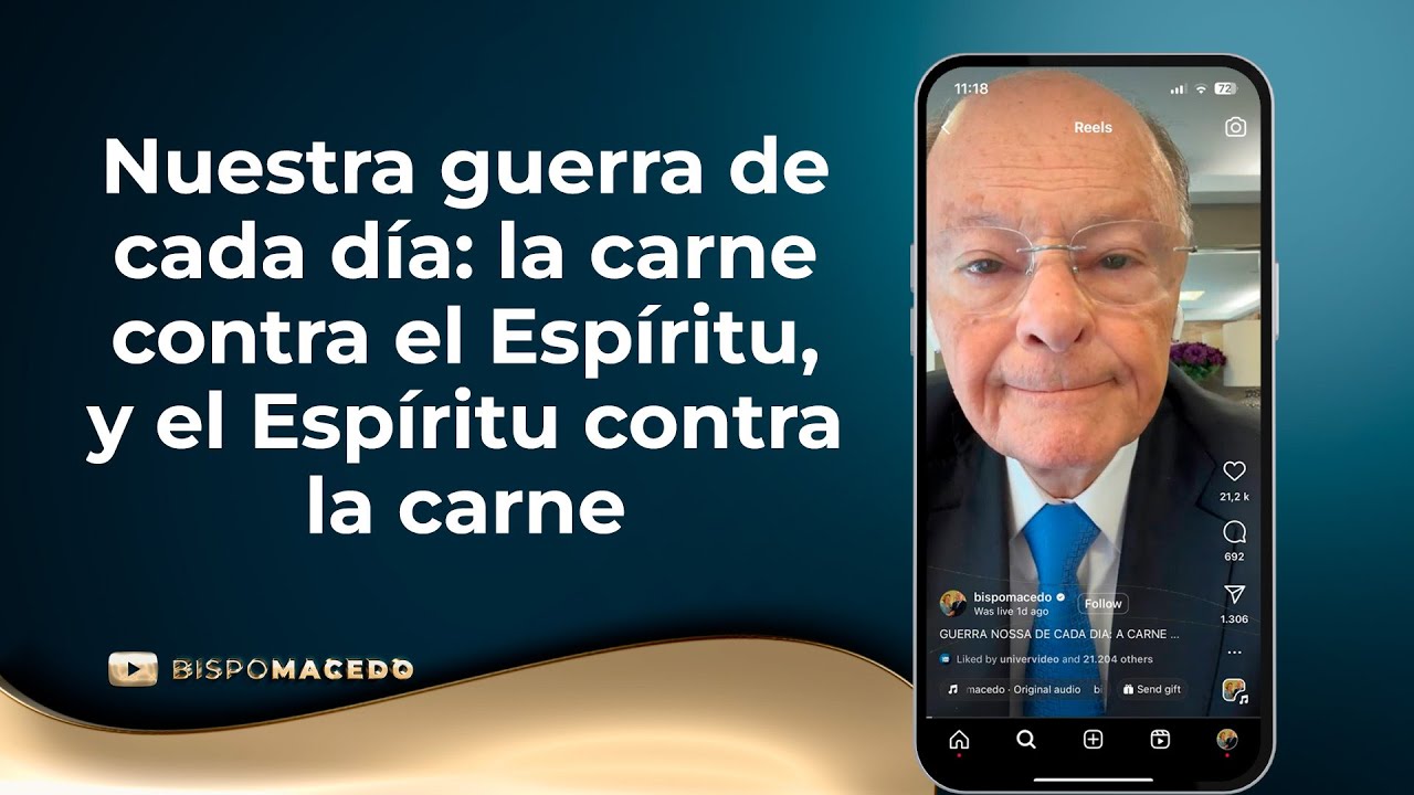 Nuestra guerra de cada día: la carne contra el Espíritu, y el Espíritu contra la carne.