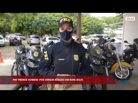 PRF prende homem por dirigir bêbado em Bom Jesus 01 02 2022