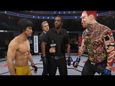 Bruce Lee vs. Ugly Cannibal (EA sports UFC 3)