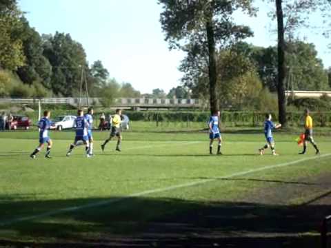 LKS Haczów - LKS Izdebki (Zwycięska bramka strzelona przez Marcina Rysza na 1:0)