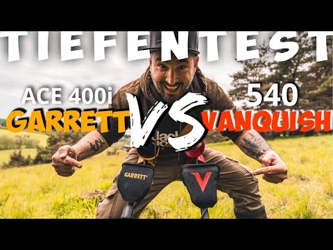 Tiefentest Vanquish 540 vs Garrett 400i Metalldetektor - Welcher Metalldetektor sucht tiefer?