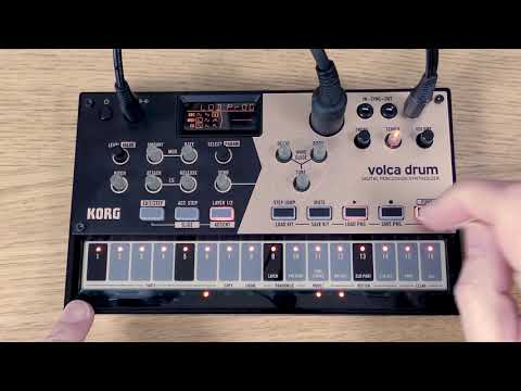 Korg Volca Drum Physical Modeling Drum Synthesizer | Sweetwater