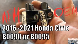 2016-2021 Honda Civic B0090 or B0095 Aftermarket Sensor Warning