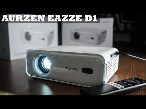 Kann ein 100-Dollar-Projektor Ihren Fernseher ersetzen? Aurzen EAZZE D1
