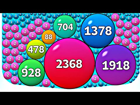 PUFF UP - ASMR Gameplay (Satisfying Math Games (2048, Puzzle Level Up Numbers)