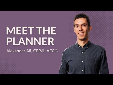 Meet the Planner: Alexander Ali, CFP®, AFC®