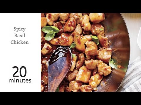 How to Make Spicy Basil Chicken