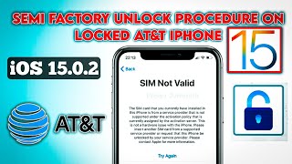 How to Do Semi Factory Unlock on any At&T Locked iPhone #at&t #semifactoryunlock #iphoneunlock