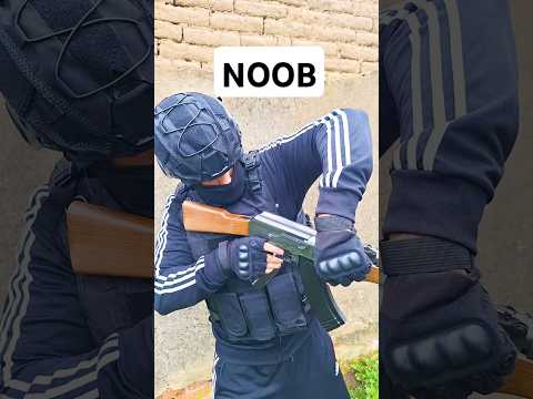 Noob, Normal and Pro AK-47 Airsoft #airsoft