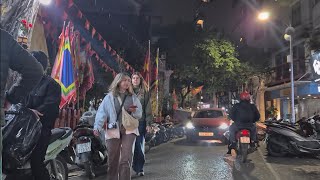 Ngõ Ghạch Hà Nội | Gach Street Hanoi Nightlife winter Walkin…