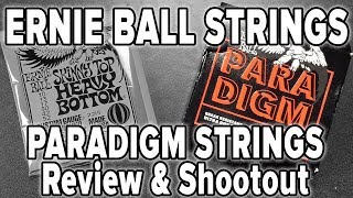 Video thumbnail for Ernie Ball PARADIGM Electric Guitar Strings Review & Slinky Shootout (Do They Sound Better?) by Sean Pierce Johnson