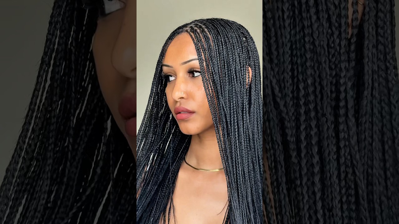 Mini/micro braids!  #microbraids #minibrands