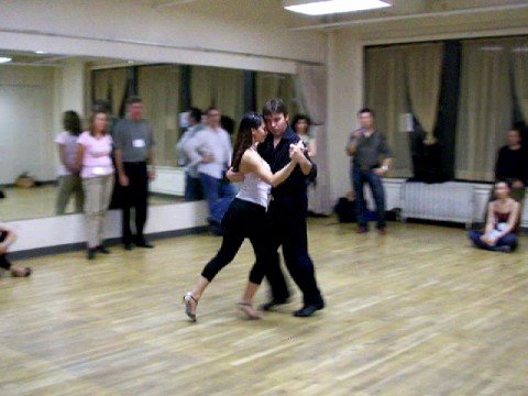 Gabriel & Analia workshop Milonga con traspié