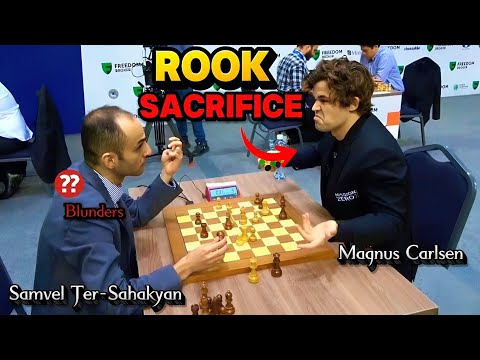 Samvel Ter-Sahakyan VS Magnus Carlsen || Fide World Rapid 2024, Round 1