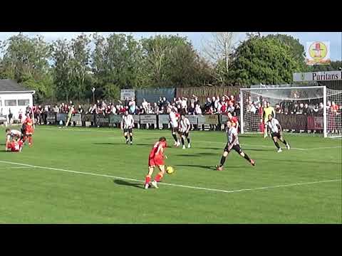 Goal from Connor Roberts against St Ives Town ion Saturday viewed from the static Sutton End camera