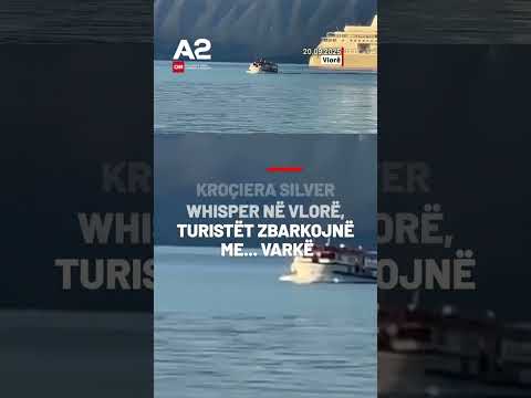 Thumbnail for Kroçiera Silver Whisper në Vlorë, turistët zbarkojnë me... varkë