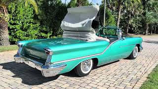 1957 Oldsmobile Starfire 98 Convertible Top Operation