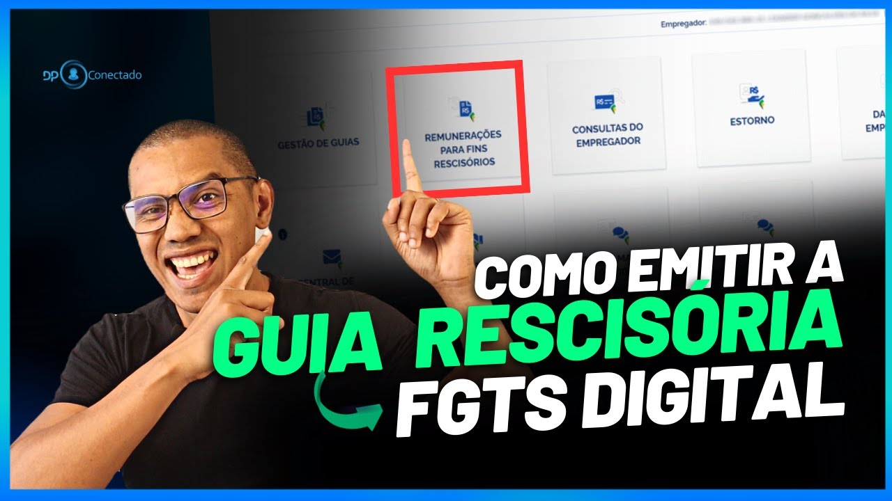 Como emitir a guia rescisória no FGTS Digital | TUTORIAL