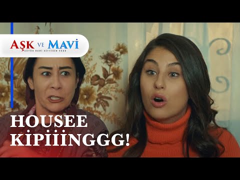 Hasibe mesleğini söylemeye çalışıyor ama... - Aşk ve Mavi 44. Bölüm