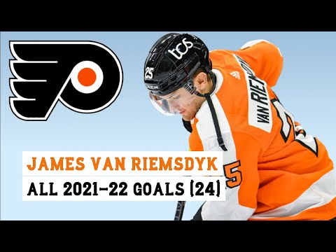 James Van Riemsdyk (#25) All 24 Goals of the 2021-22 NHL Season