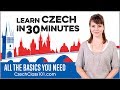 Learn Czech In 30 Minutes ALL The Basics You Need