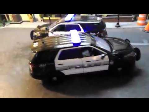 Wilmington MA Police 1/18 scale with working lights.