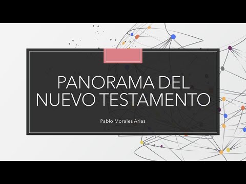 Panorama del Nuevo Testamento (Lección 1)