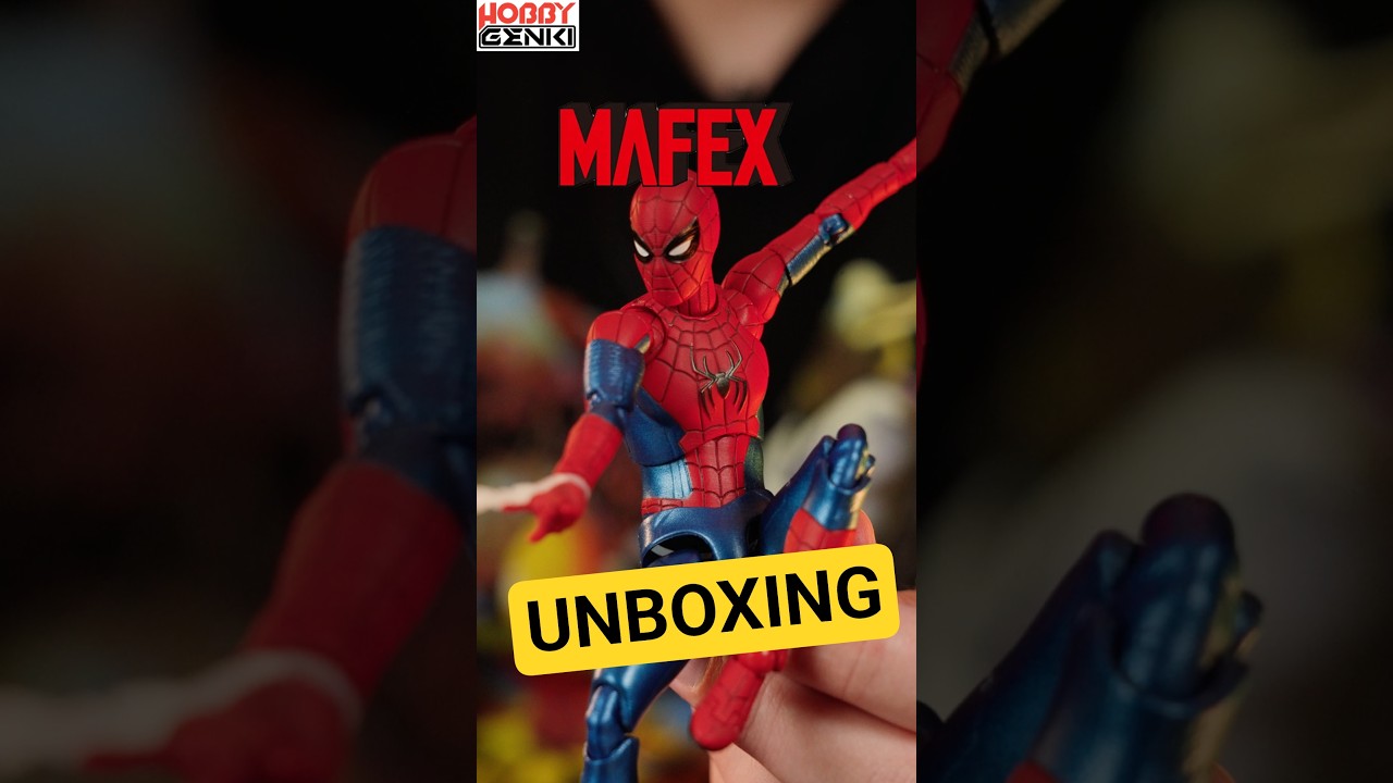 Quick Unboxing MAFEX No.262 Spider-Man New Red & Blue Suit #nowayhome