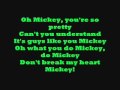 Hey Mickey! with lyrics