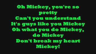 Hey Mickey! with lyrics