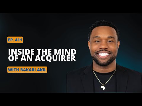 YouTube video thumbnail — How I Got Into Acquisitions with Bakari Akil, Managing Director of Graves Hall Capital, discussing his path from foster care to private equity and buying a $30M company
