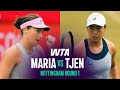 Tatjana Maria Vs Janice Tjen 2026 Nottingham Round 1 WTA Match Highlights