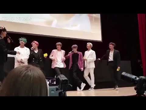 190421 BTS TALK about if they play DRAMA @ Aladin Fansign 방탄소년단