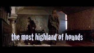 Rob Roy McGregor and deerhound