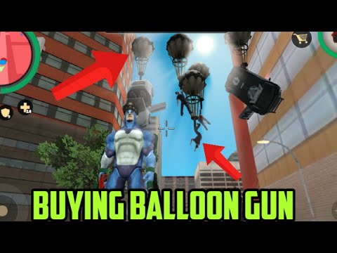Buying balloon gun in Rope Hero Vice Town | Game Definition | Dynamo Spider