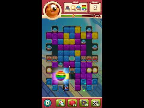 Toon Blast Level 7633 - NO BOOSTERS 🐻🐺🐱 | SKILLGAMING ✔️