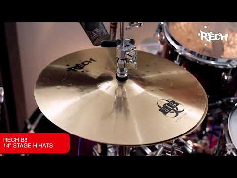 RECH B8   13" vs 14" HI HAT CYMBALS COMPARISON | Rech Cymbals