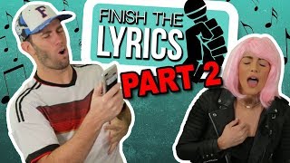 FINISH THE LYRICS 2 [AMAZING VOICE] | Brodie & Kelsey