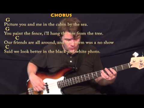Cabin By the Sea (Dirty Heads) Bass Guitar Cover Lesson in G with Chords/Lyrics