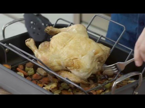 Roasting with a Circulon roasting pan