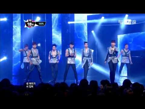 [130613] 100% (백퍼센트) - Want U Back (원트 유 백) @ MNet MCountdown