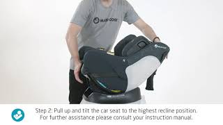 Maxi-Cosi Vita Pro - How to recline the car seat