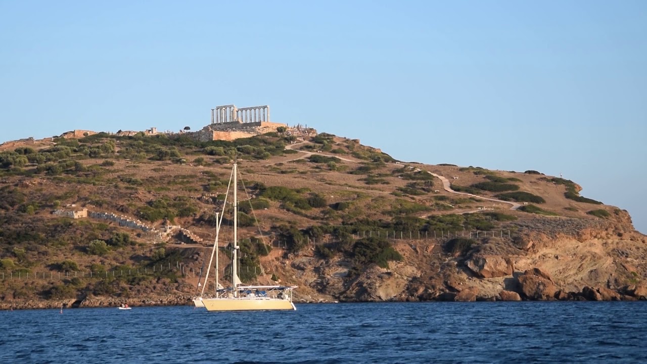 Sailing in Greece Part 14 Salamis - Cape Sounion - Porto Rafti