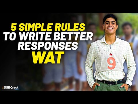 5 Simple Rules To Write Better Responses In WAT