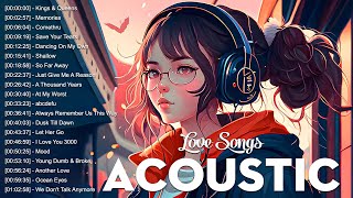The Best Acoustic Cover Love Songs 2024 - Acoustic Cover Of Popular Songs