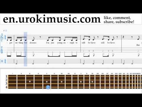 Banjo lessons (Irish Tenor) Fall Out Boy - Champion Sheet Music Tutorial Part#2 um-i352