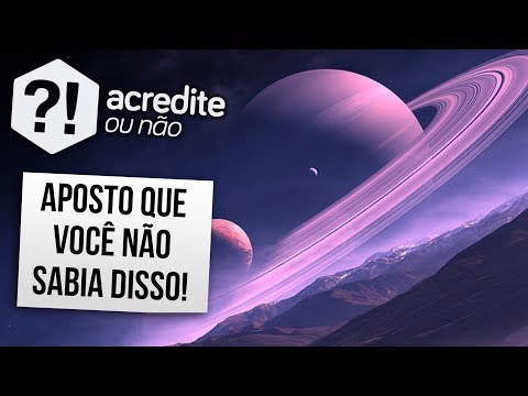 INACREDITÁVEL! DESCOBERTAS INCRÍVEIS SOBRE SATURNO