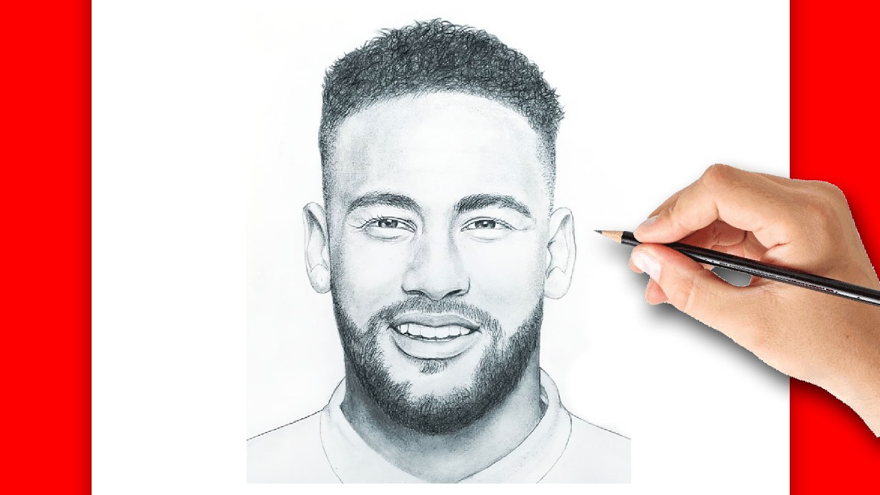 HOW TO DRAW NEYMAR JR | DRAWING STEP BY STEP